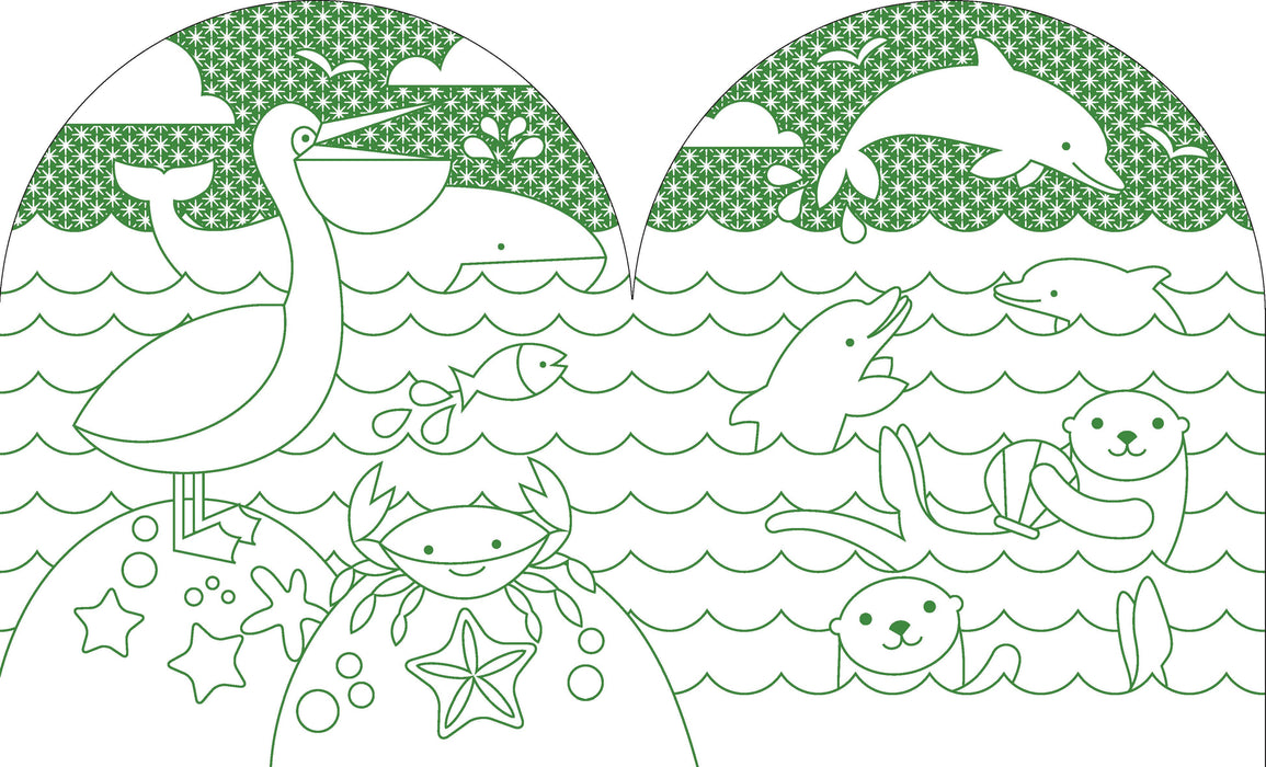 Coloring Book With Stickers: Wild World