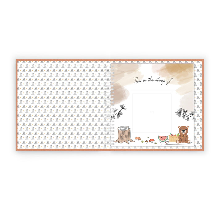 Teddy Bears Picnic Luxury First Year Baby Memory Book