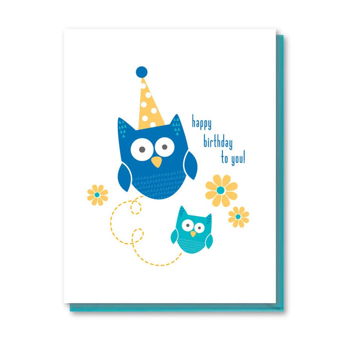 Owls Birthday Card
