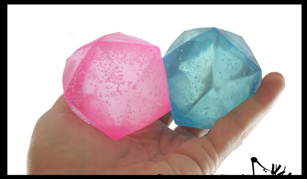 Sugar Polyhedron Diamond Shaped Ball - Glow in the Dark
