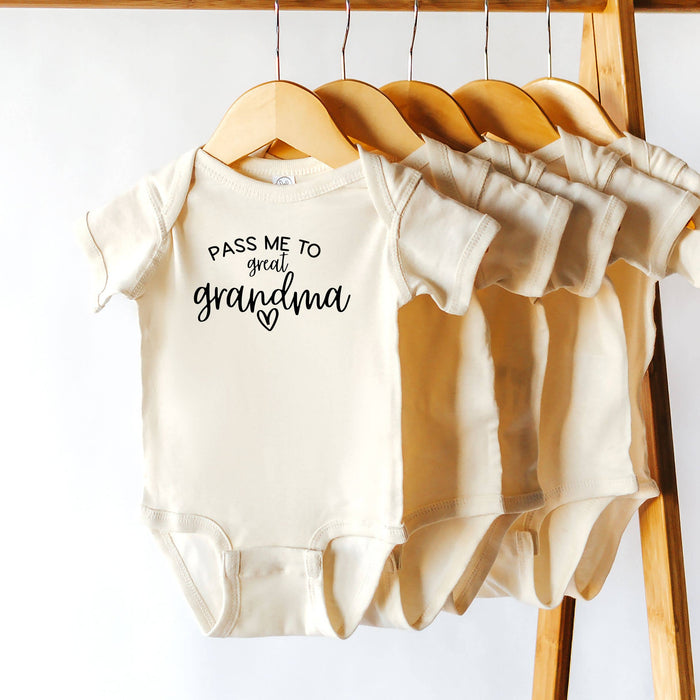 Pass Me to Great Grandma Baby Bodysuit