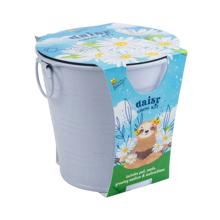 Kids Flower Grow Pail Daisy Garden Kit