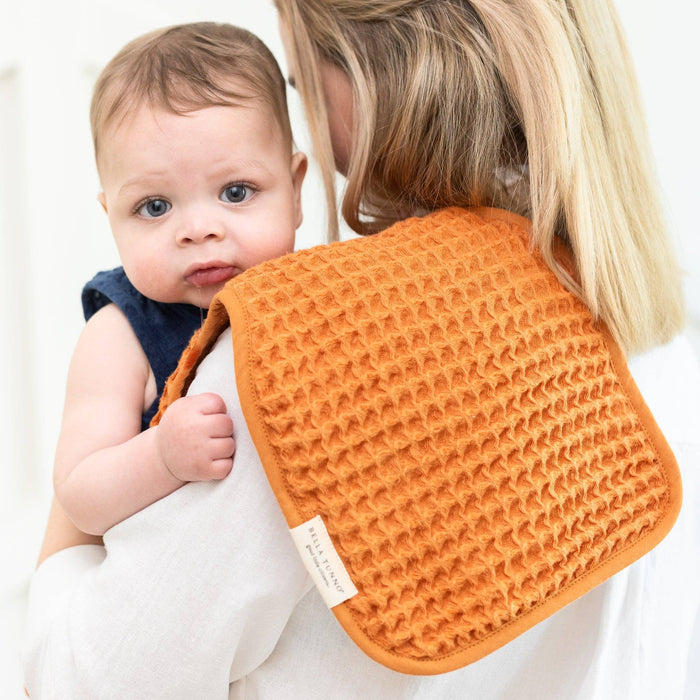 Reversible Bib + Burp Set Pumpkin