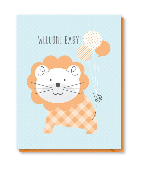 Lion Baby Card