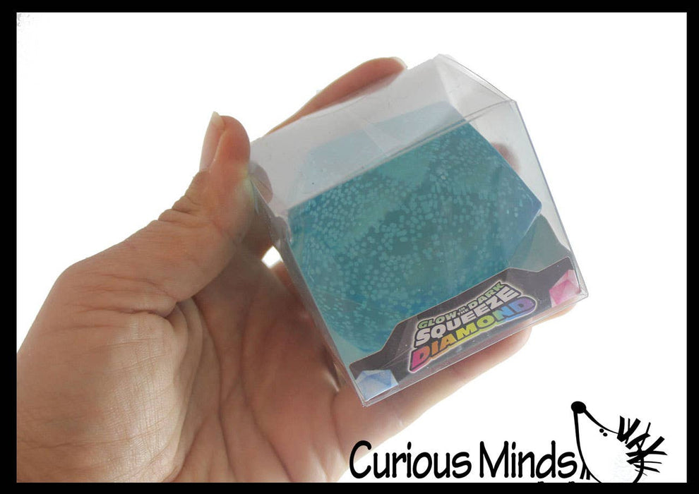 Sugar Polyhedron Diamond Shaped Ball - Glow in the Dark