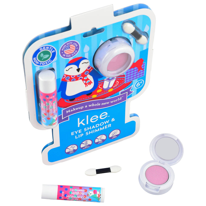 Hanukkah Eye Shadow and Lip Shimmer Set: Dreidel Twinkle