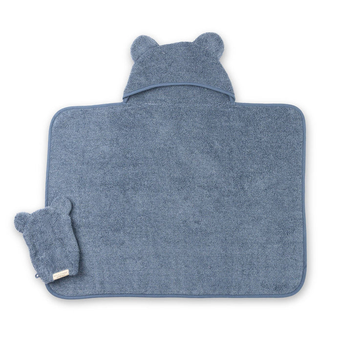 Hooded Towel + Wash Mitt Set