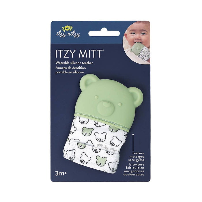 Itzy Mitt™ Silicone Teething Mitts: Bow