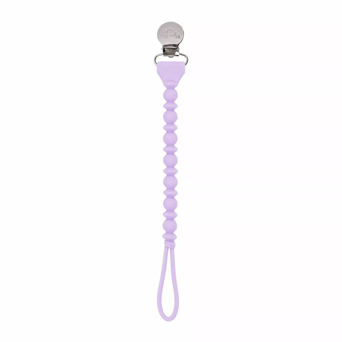 Sweetie Strap Silicone Pacifier Clip Purple Diamond