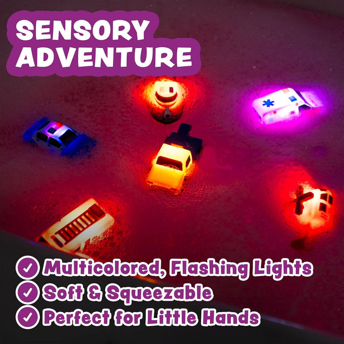 Tub Works® Emergency™ Light Up Bath Toys 6pk