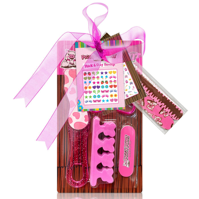 Pedi Nailcare Set with Nail Files and Earrings