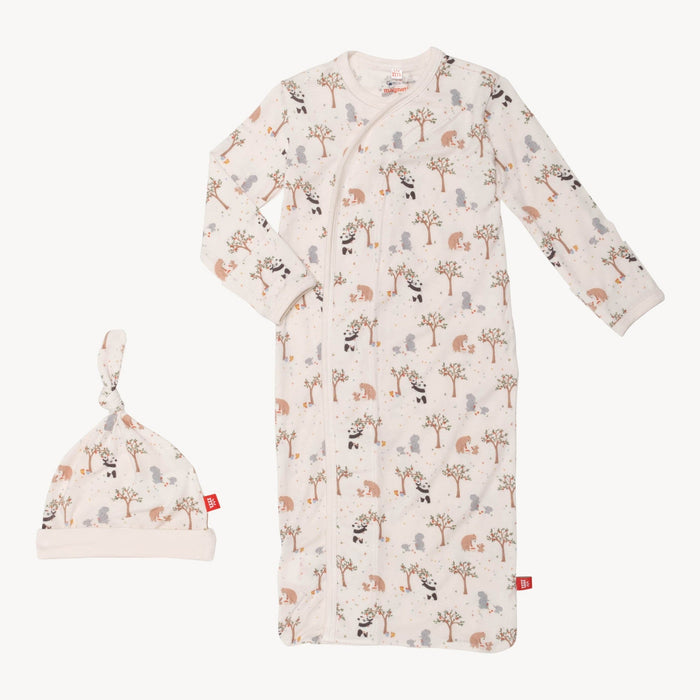 Family Tree Magnetic Gown + Hat Set NB- 3 Months