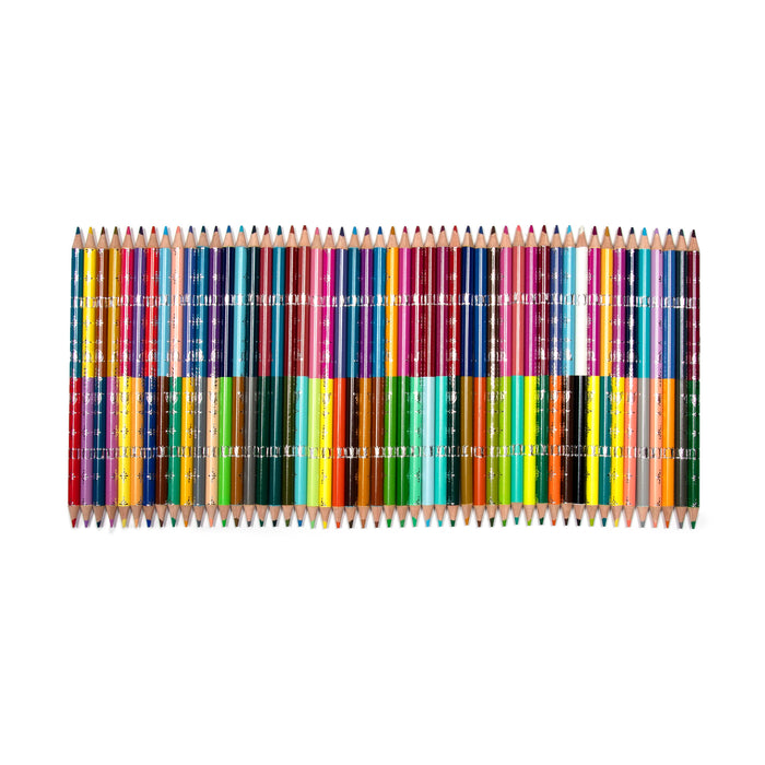 100 Colors - 50 Double-Sided Pencils