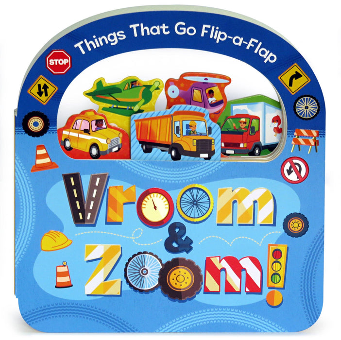 Vroom And Zoom Flip-a-Flap Interactive Board Book