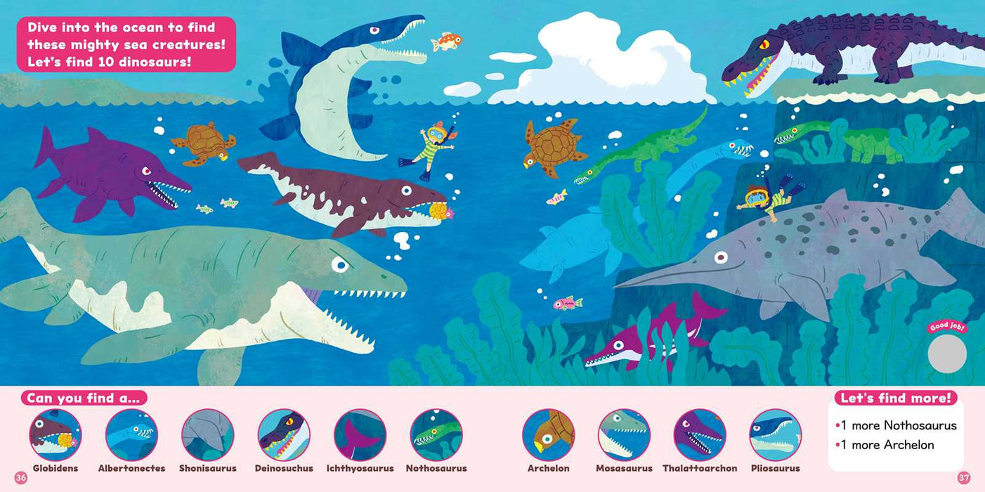 SEEK, FIND, FUN! Dinosaurs by Gakken early childhood experts