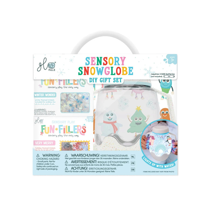 DIY Sensory Jar Gift Set- Snowglobe