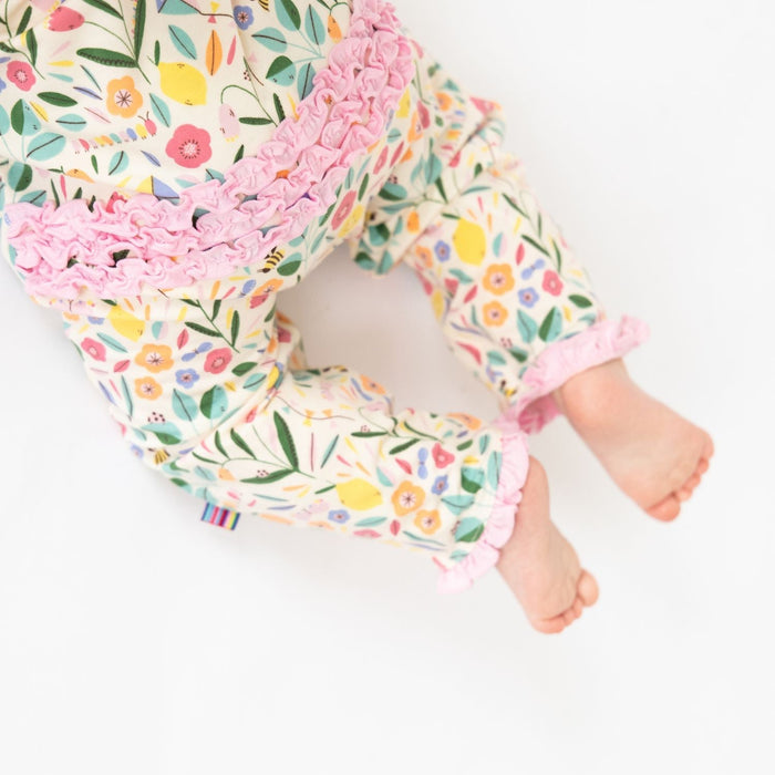 Life's Peachy Modal Magnetic Ruffles Coverall