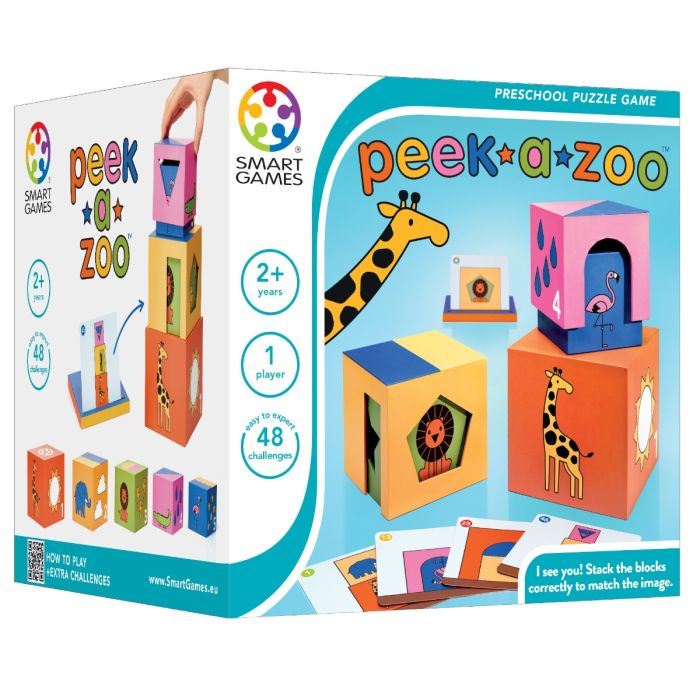 Peek-A-Zoo Stacking Game