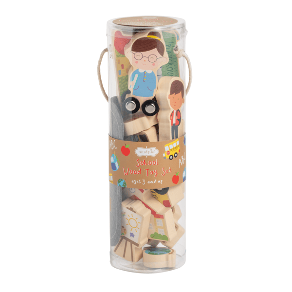 School Wooden Toy Set