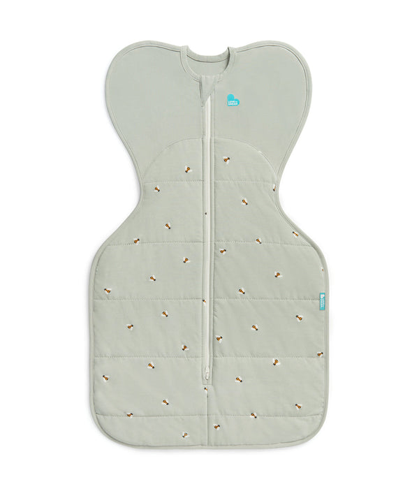 SWADDLE UP™ - 2.5 TOG Quilted Cotton - Olive Bees