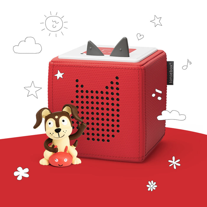 Tonies Box Playtime Puppy Starter Set- Red