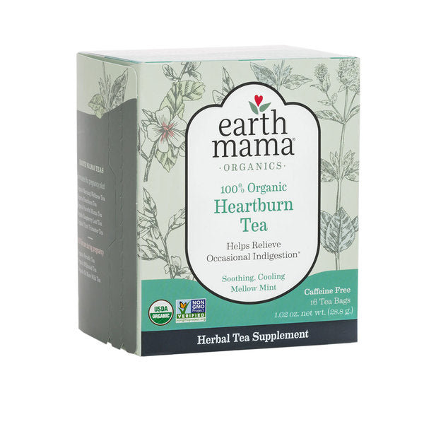 Earth Mama Organics 100% Organic Heartburn Tea