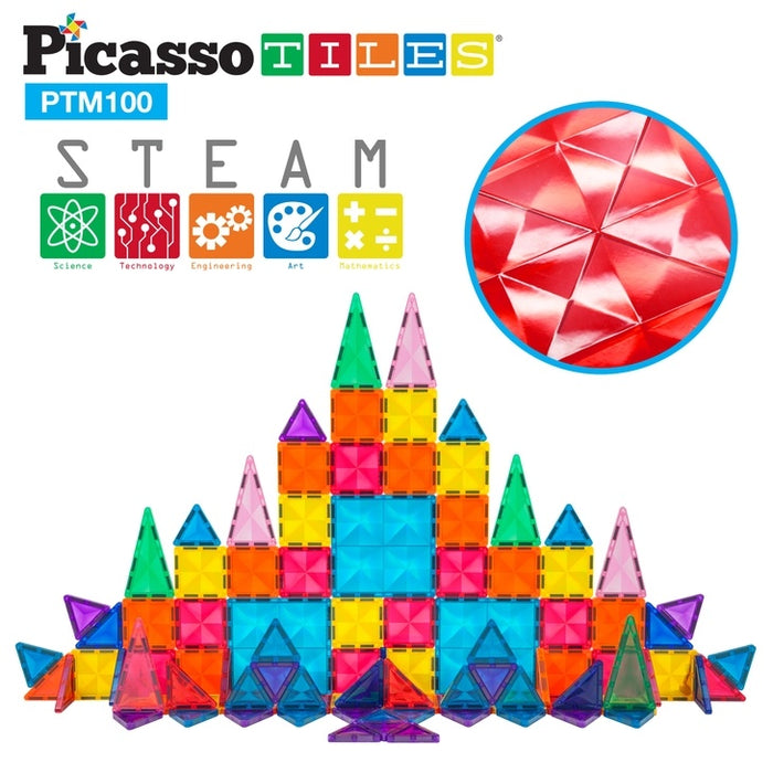 Picasso Tiles Mini Diamond 100 Piece Set