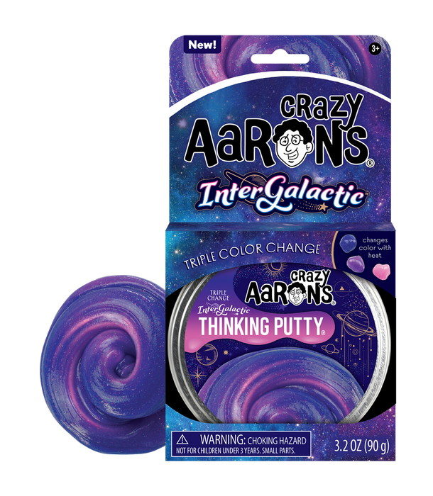 Crazy Aaron's Thinking Putty 4" Tin- Intergalactic