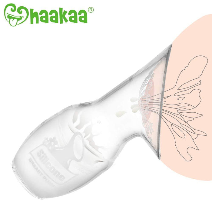 Haakaa Silicone Breast Pump with Suction Base (4oz) Gen 2
