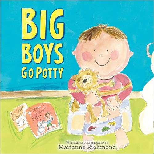 Big Boys Go Potty Book