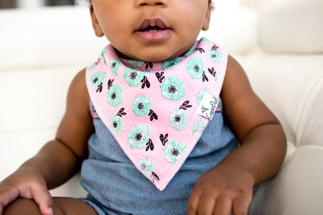 Bandana Bib 4pk- Bloom