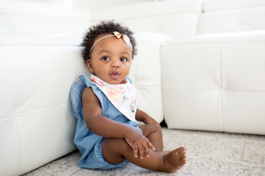 Bandana Bib 4pk- Bloom