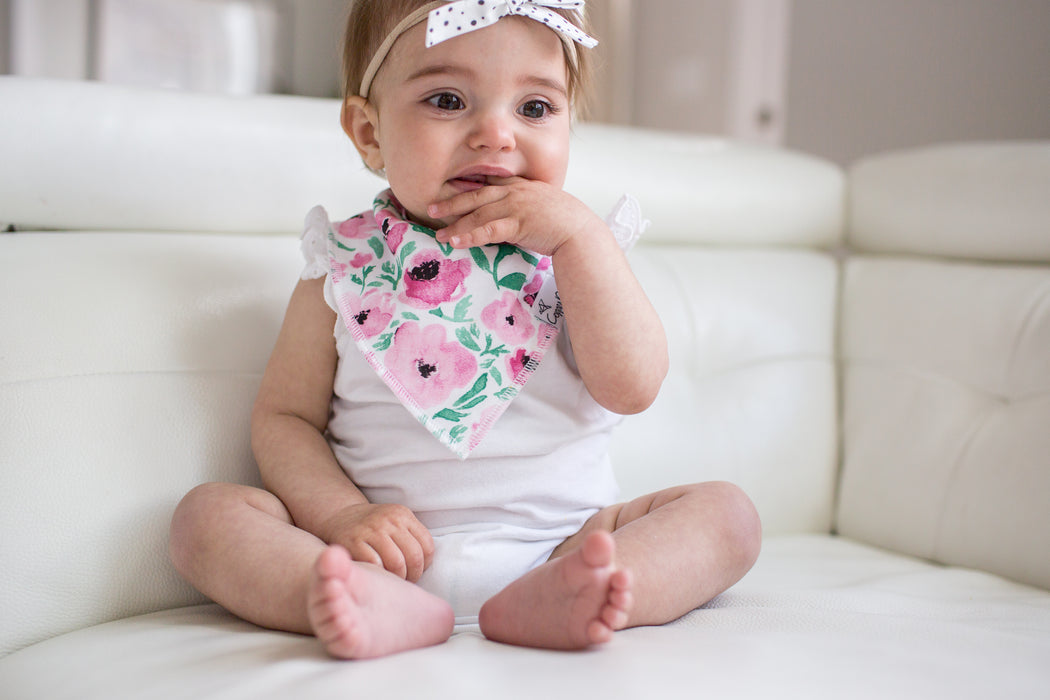 Bandana Bib 4pk- Bloom