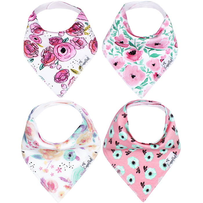 Bandana Bib 4pk- Bloom