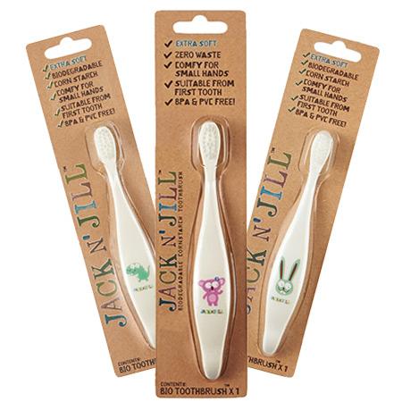 Jack N' Jill Bio Toothbrush Compostable & Biodegradable Handle
