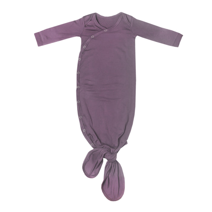 Knotted Gown- Plum