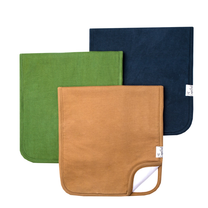 Burp Cloth 3pk- Ridge