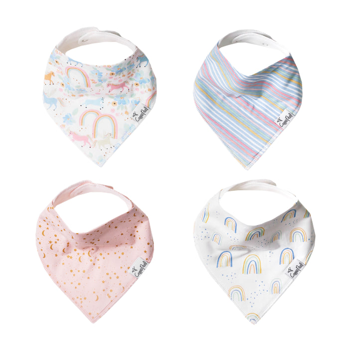 Bandana Bib 4pk- Whimsy