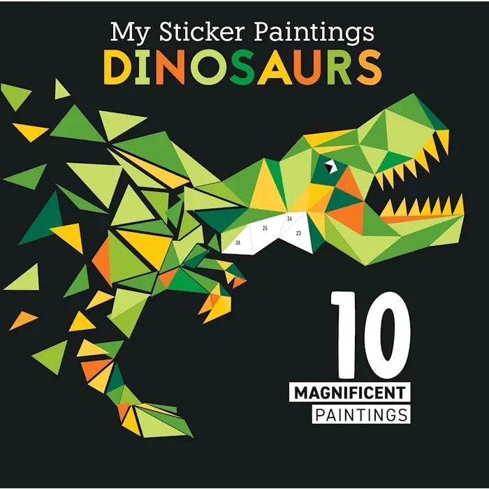 My Sticker Paintings Activity Book- Dinosaurs