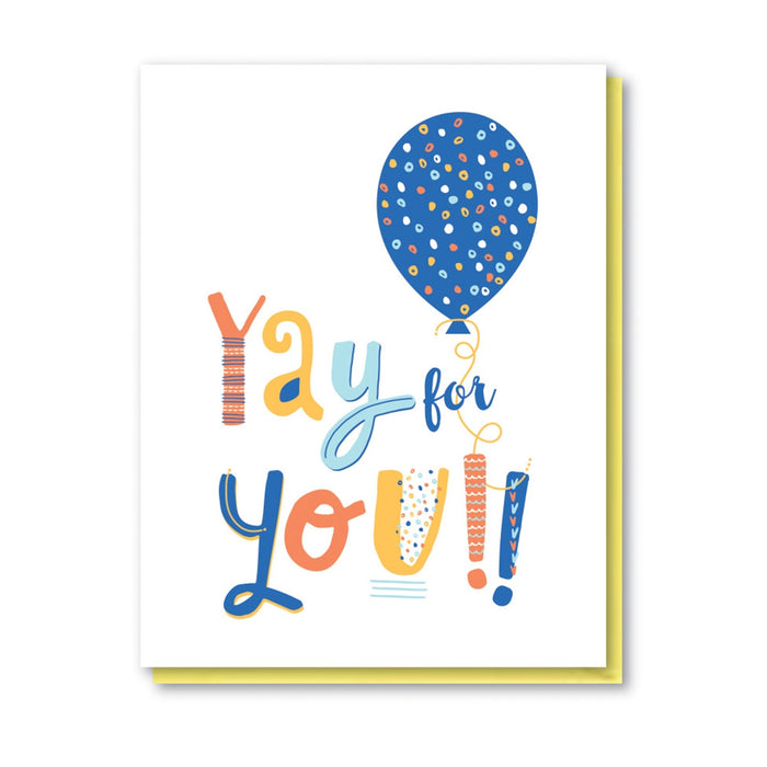 Birthday Card- Yay for You!