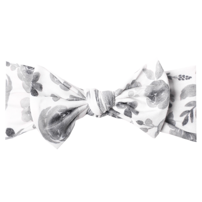 Knit Headband Bow- Rowan