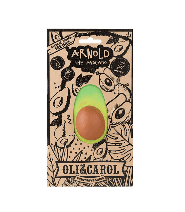 Arnold the Avocado Rubber Teether