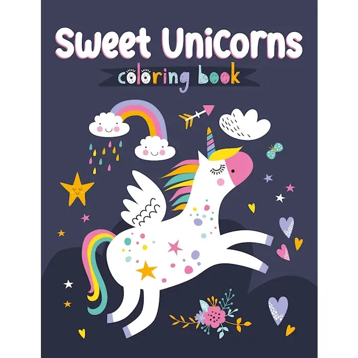 Coloring Book- Sweet Unicorns