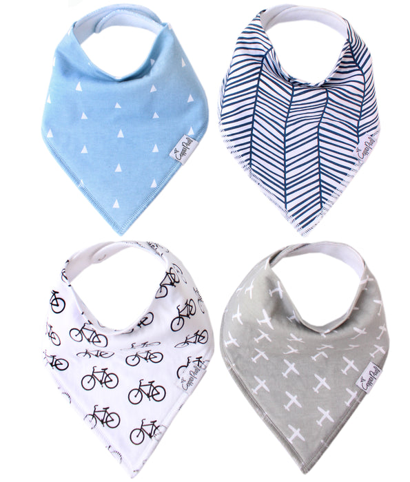 Bandana Bib 4pk- Cruise