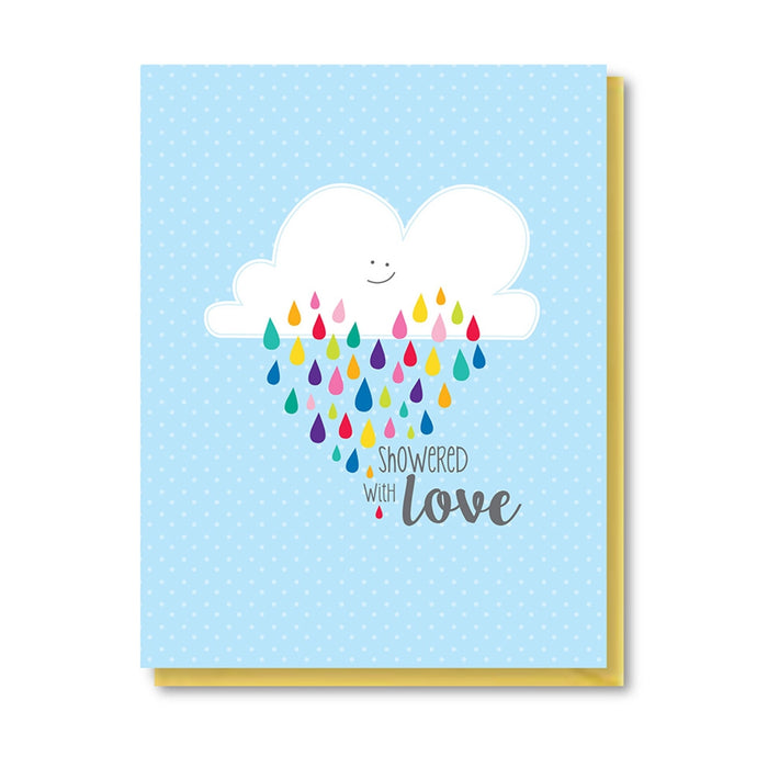 Baby Card- Showered with Love