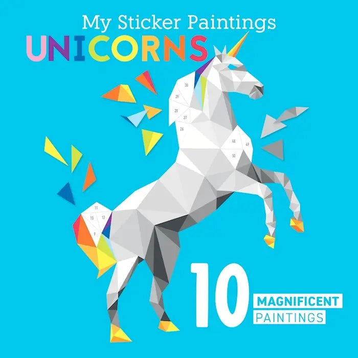 My Sticker Paintings Activity Book- Unicorns