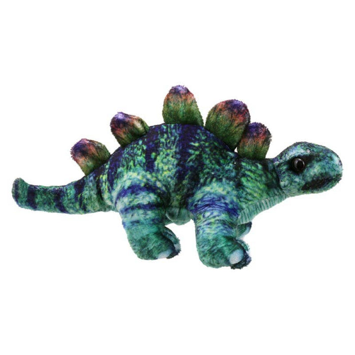 Dinosaur Finger Puppets: Stegosaurus (Green)