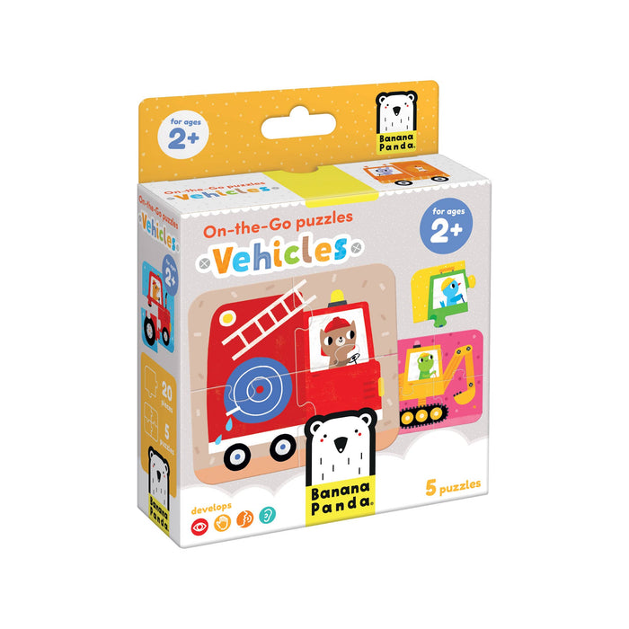 On-the-Go Puzzles Vehicles for toddler 2+