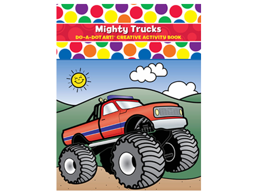 Do a Dot Activity Book- Mighty Trucks