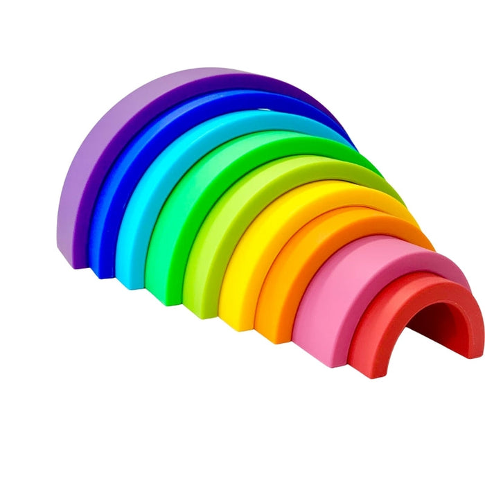 Silicone Stacking Rainbow (Large)